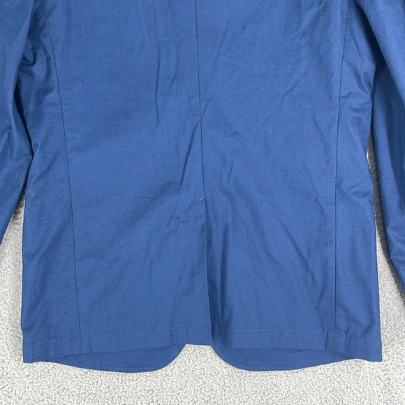 Everlane Performance Chino blazer navy blue with black spots two button men’s 38 - Picture 10 of 12